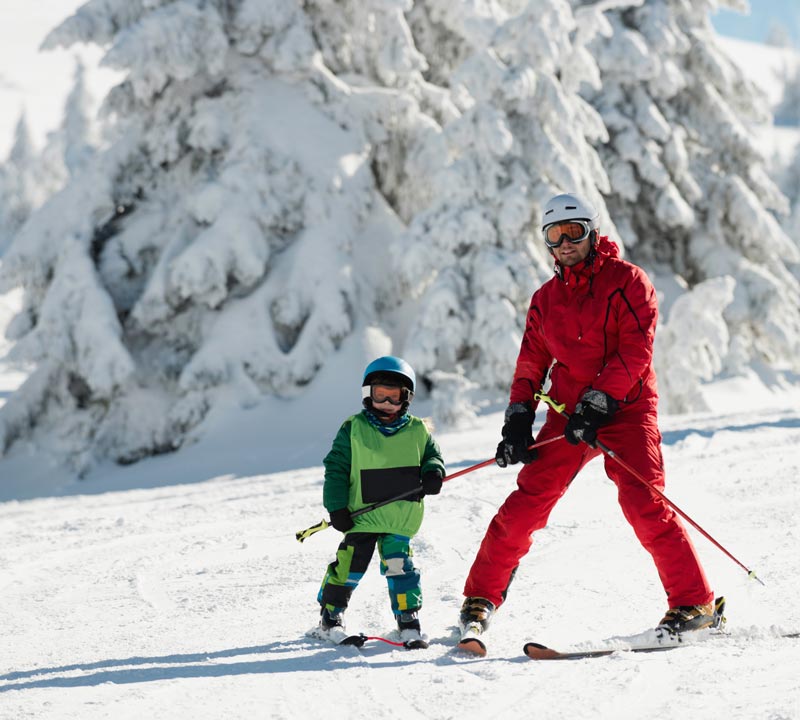 Rodinné lyžování